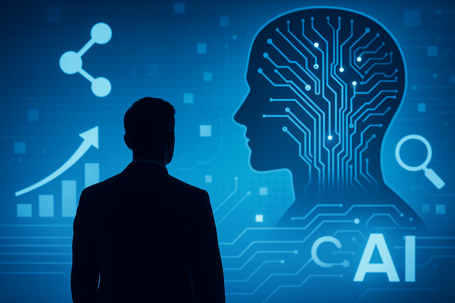 AI 인재 영입을 표현한 AI 생성 이미지